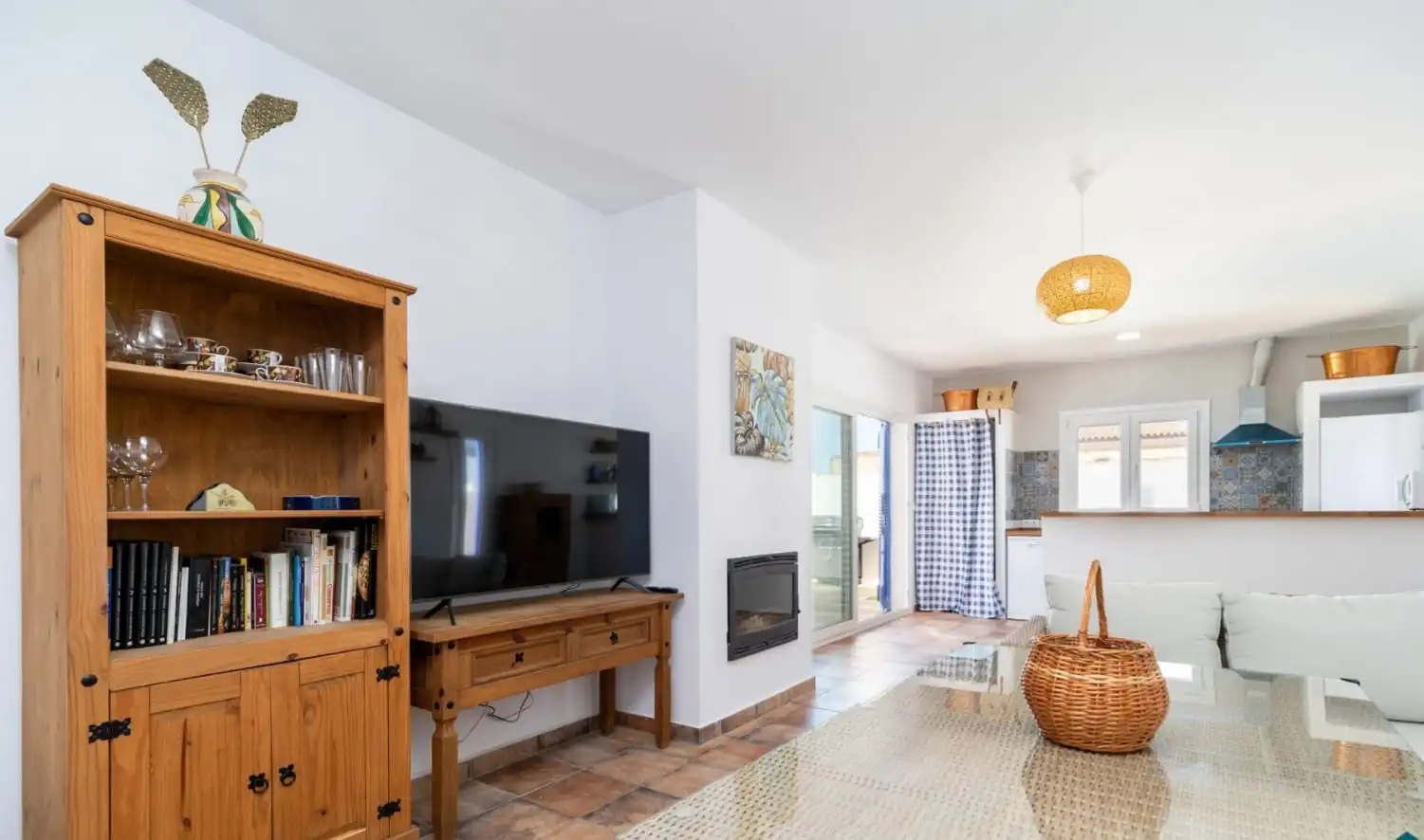 Living room of Houses for rent in Chiclana de la Frontera  with Air Conditioner, Private garden and Terrace