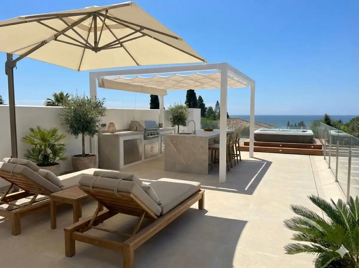 Terraza de Casa o chalet en venta en Mijas con Terraza