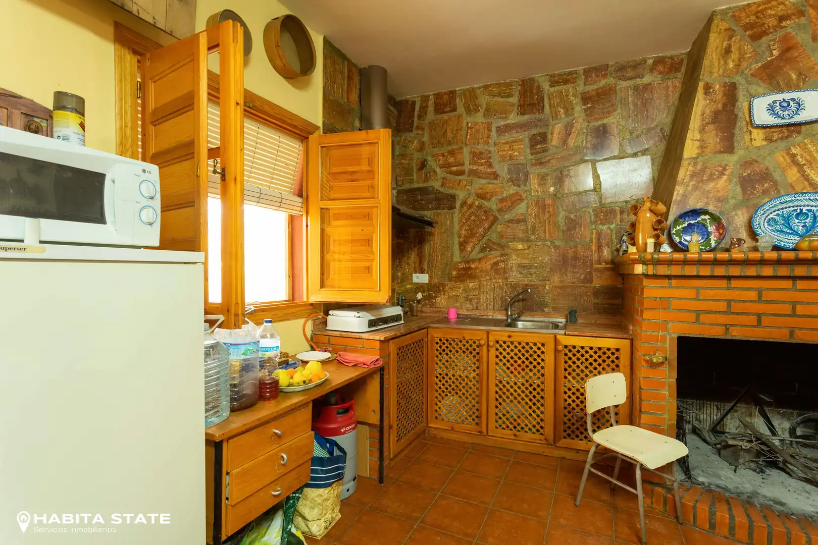 Cuina de Finca rústica en venda en Canjáyar amb Jardí privat i Moblat