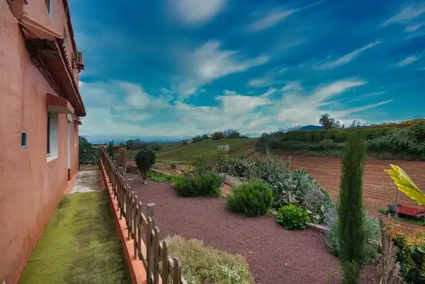 Terraza de Finca rústica en venta en Santa María de Guía de Gran Canaria con Jardín privado, Trastero y Piscina