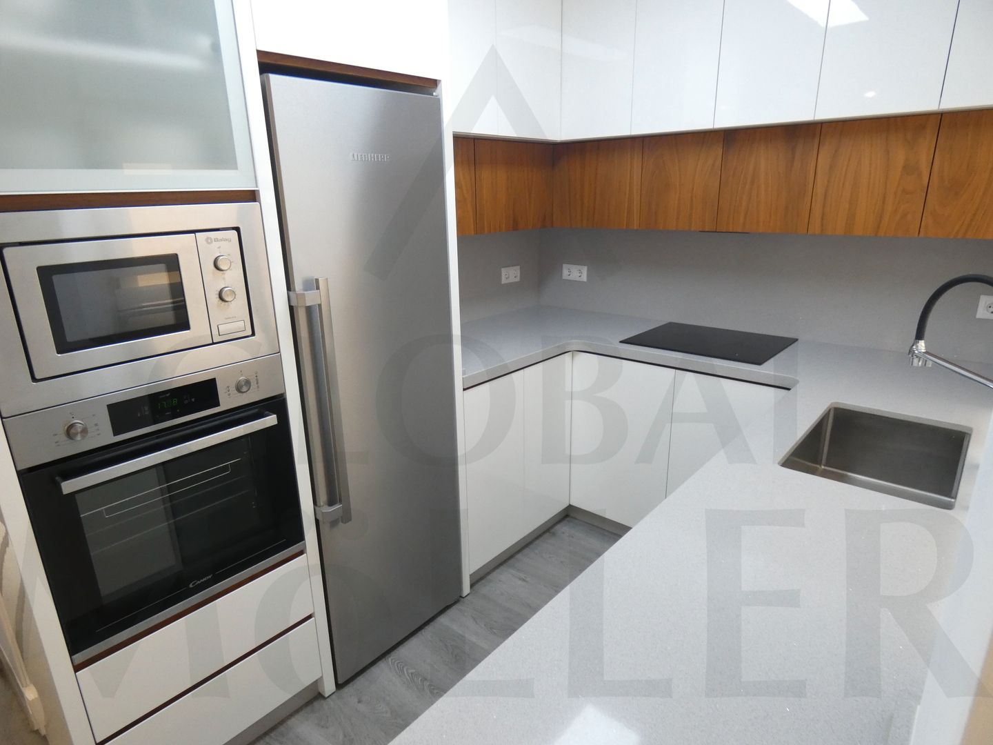 Cocina de Piso de alquiler en Cartagena con Aire acondicionado, Calefacción y Terraza