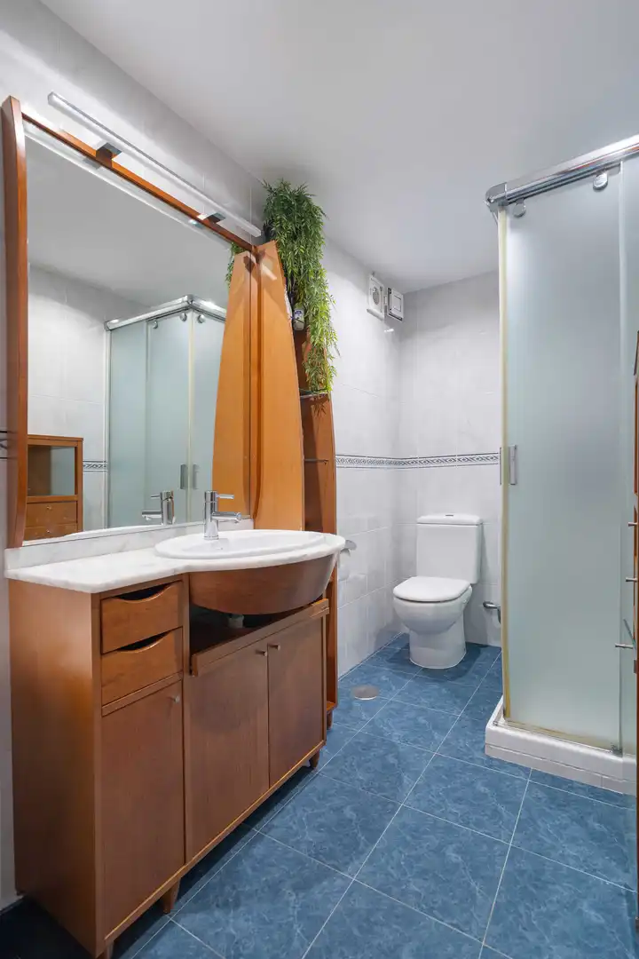 Bathroom of Duplexes for sale in A Coruña Capital   with Heating and Parquet flooring