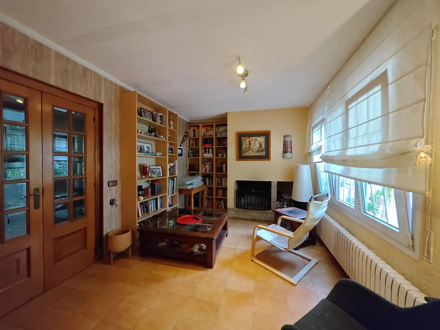 Sala d'estar de Casa o xalet en venda en Blanes amb Calefacció, Jardí privat i Terrassa