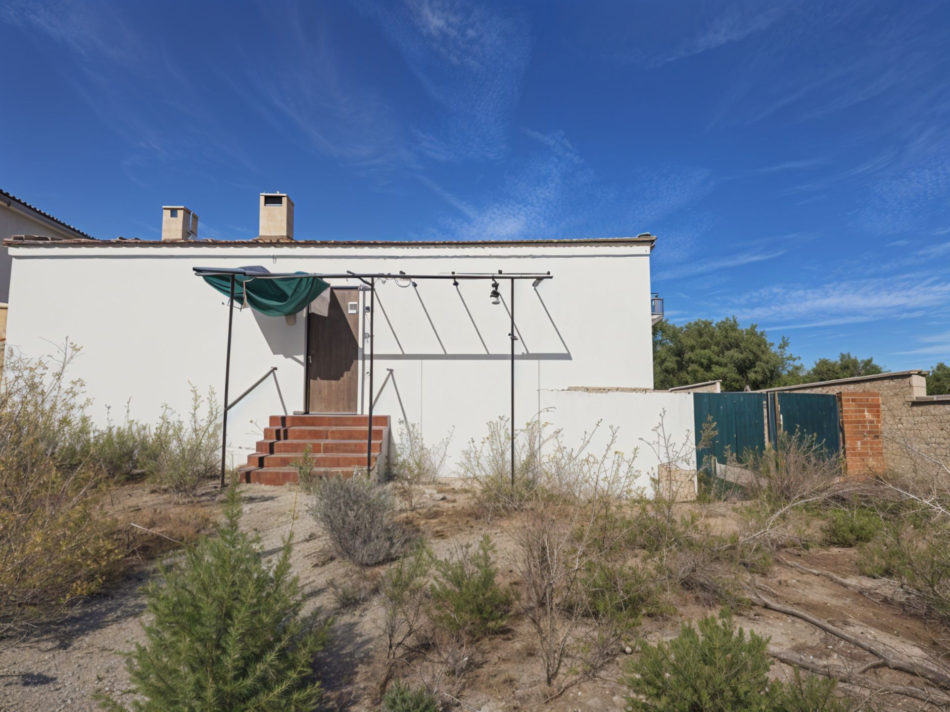 Vista exterior de Casa o chalet en venta en Palomeque con Jardín privado y Piscina