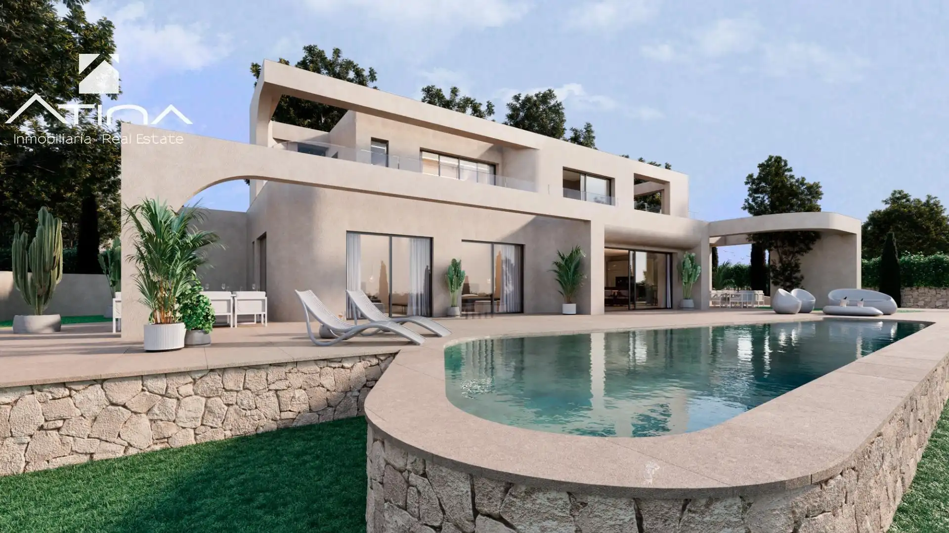 Vista exterior de Casa o chalet en venta en Jávea / Xàbia con Aire acondicionado, Calefacción y Jardín privado
