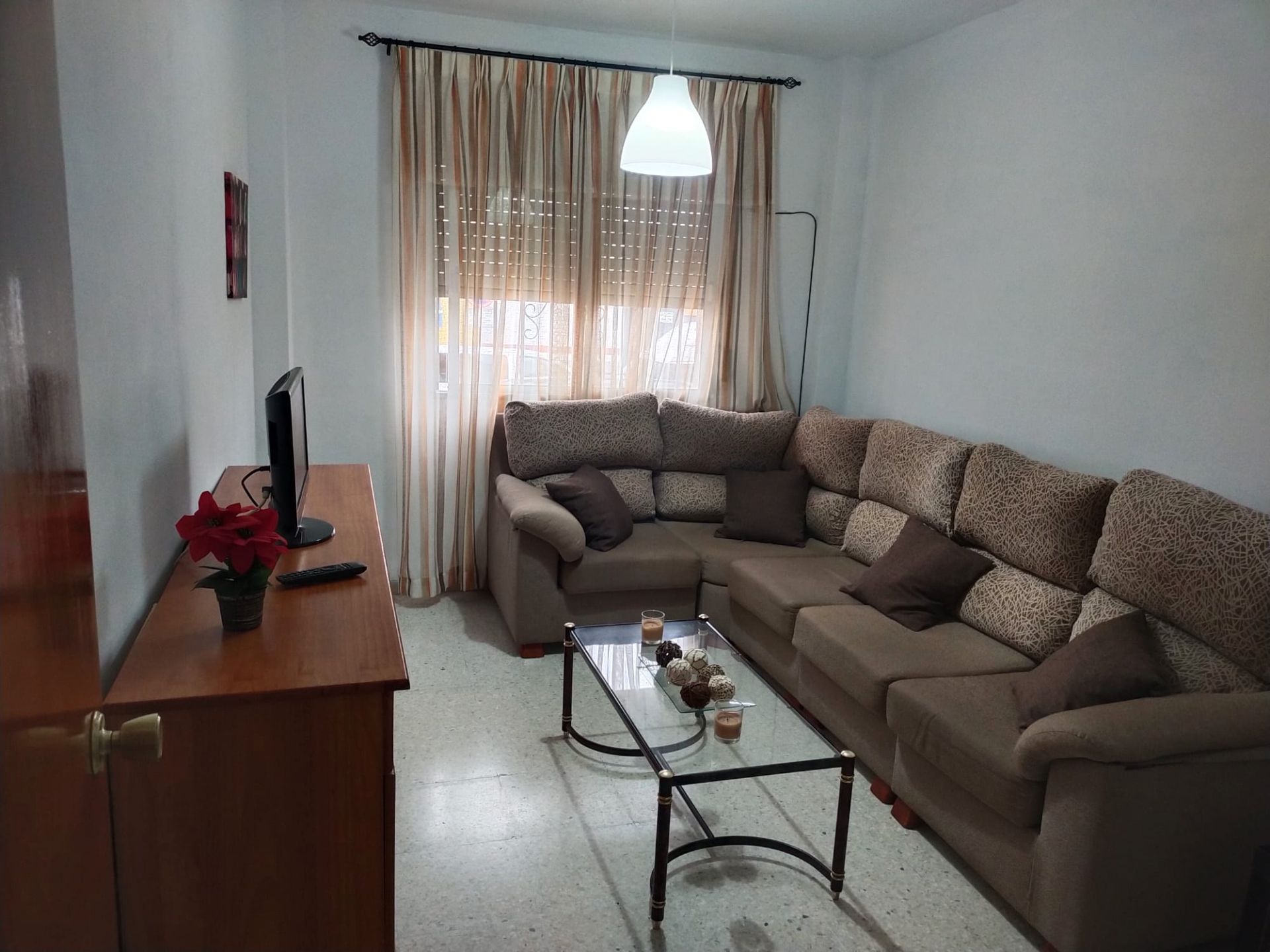Sala de estar de Piso de alquiler en Chiclana de la Frontera con Amueblado y Lavadora