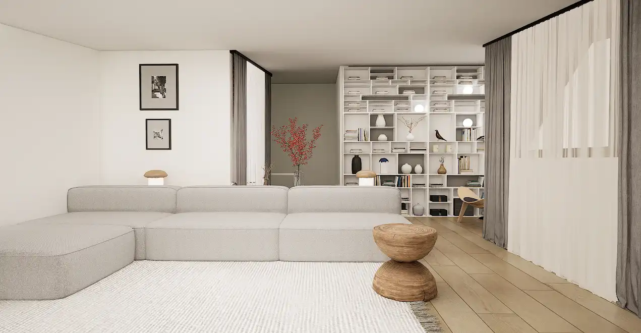 Sala de estar de Dúplex en venta en El Prat de Llobregat con Aire acondicionado, Calefacción y Jardín privado