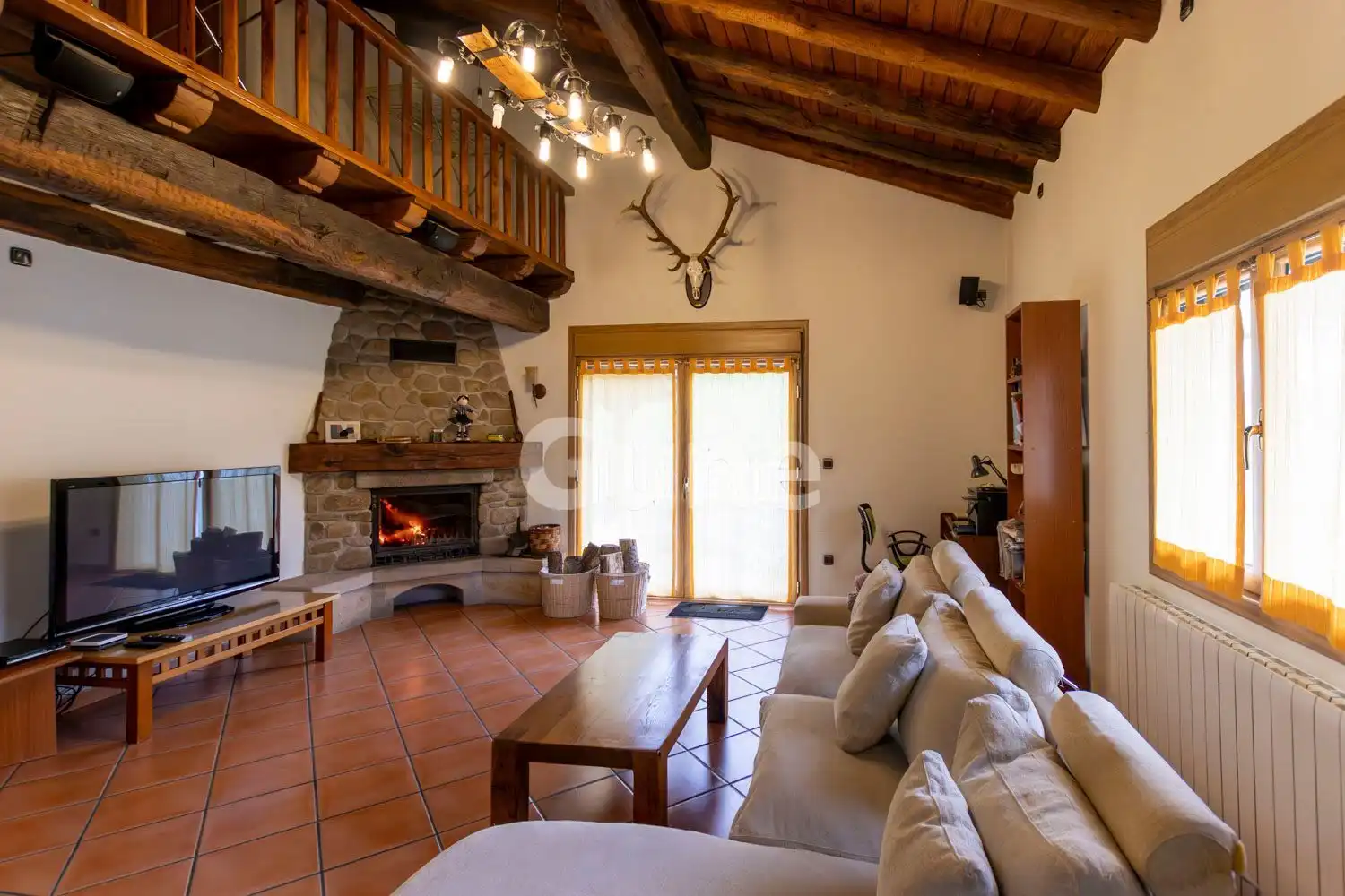 Sala de estar de Casa o chalet en venta en Idiazabal con Calefacción, Terraza y Trastero