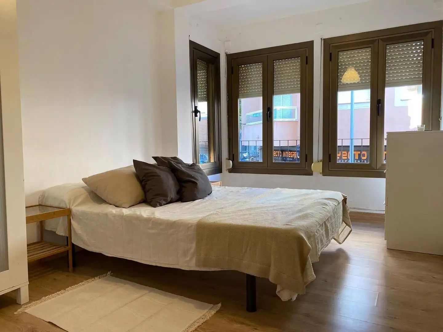Schlafzimmer von Wohnungen zur Miete in  Palma de Mallorca mit Parkett