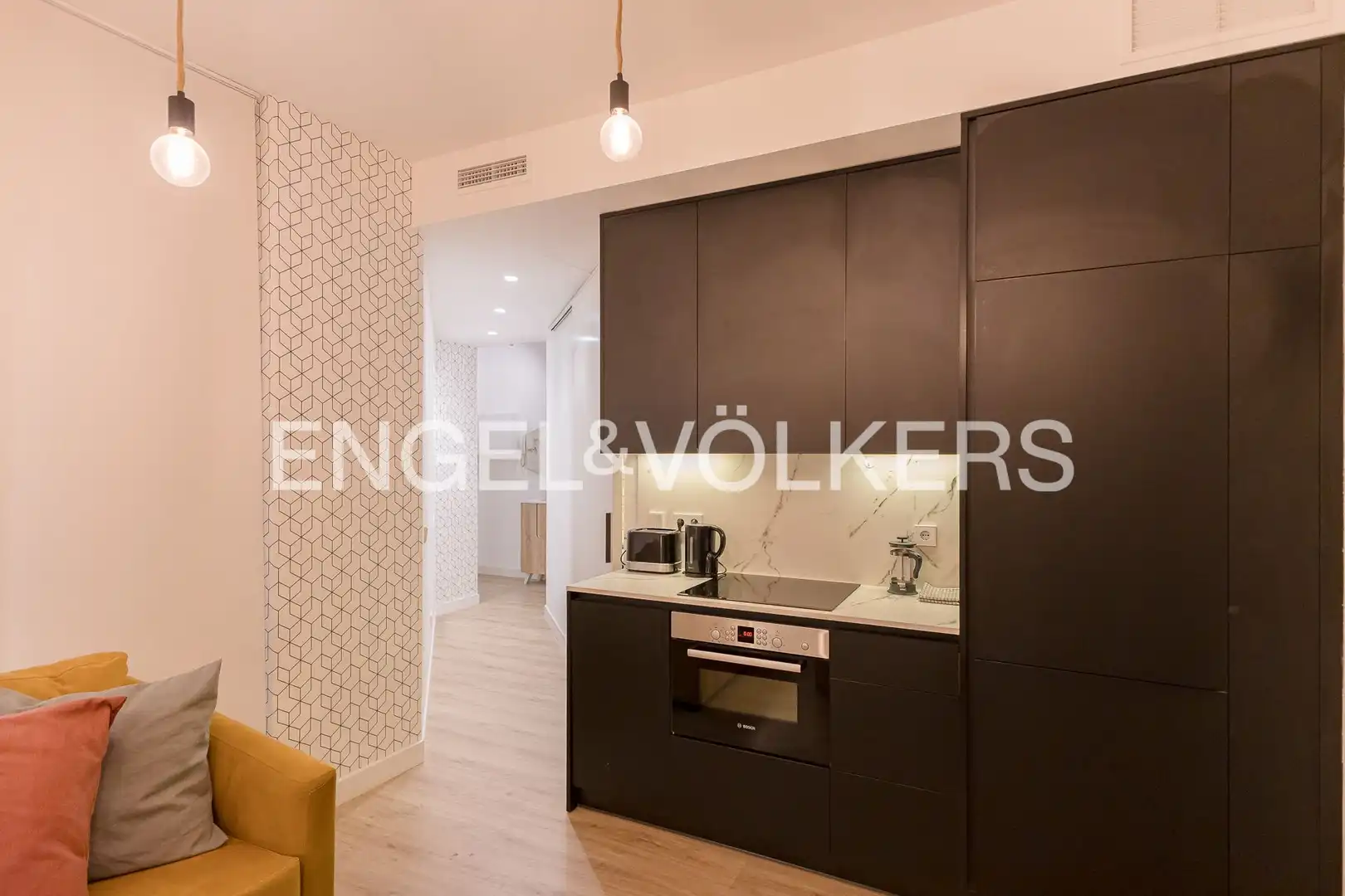 Cocina de Piso de alquiler en Madrid con Aire acondicionado, Calefacción y Amueblado