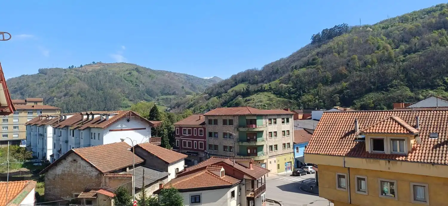 Exterior view of Flat for sale in Mieres (Asturias)  with Heating, Storage room and Swimming Pool