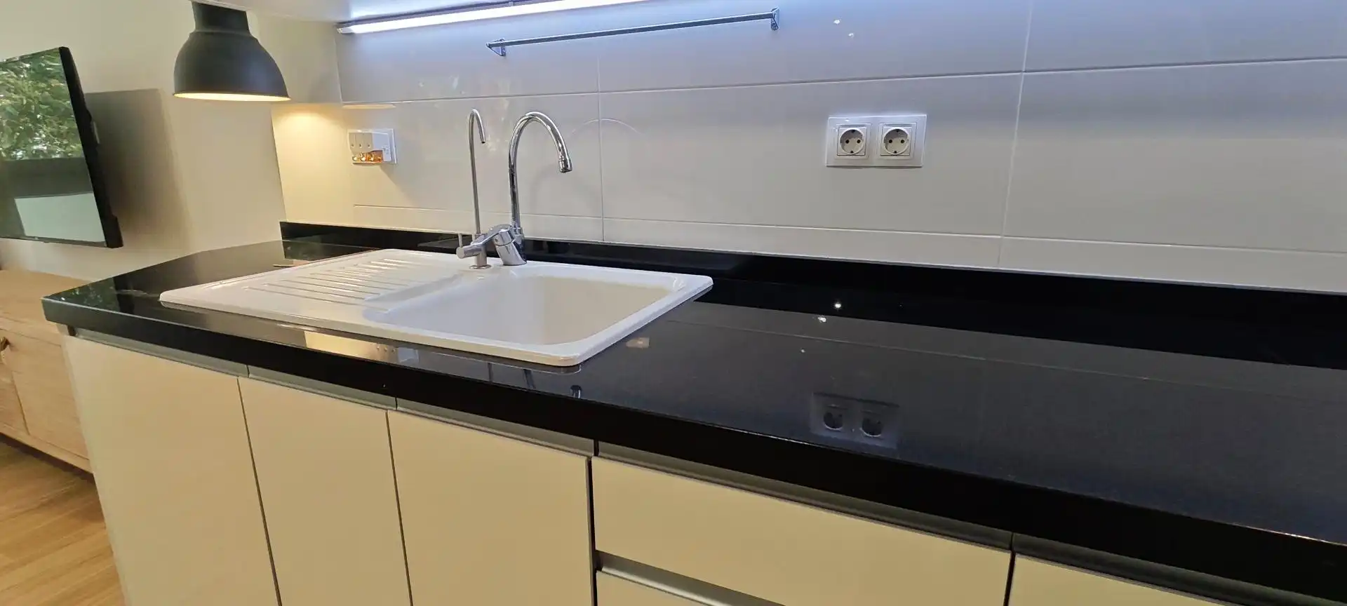 Kitchen of Apartments for sale in Alicante / Alacant  with Air Conditioner, Private garden and Storage room