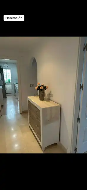 Schlafzimmer von Wohnung zur Miete in Manilva mit Klimaanlage, Terrasse und Möbliert
