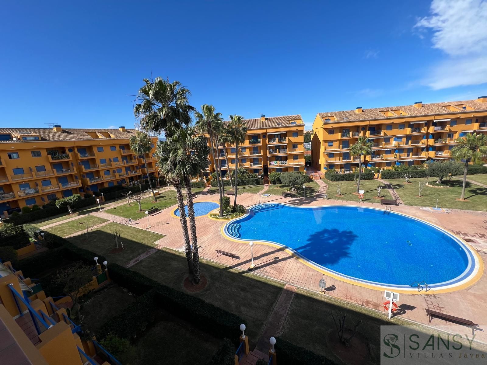 Swimming pool of Flat for sale in Dénia  with Air Conditioner and Swimming Pool