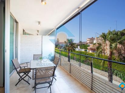 Terrasse von Wohnung zum verkauf in Mazarrón mit Klimaanlage, Terrasse und Balkon