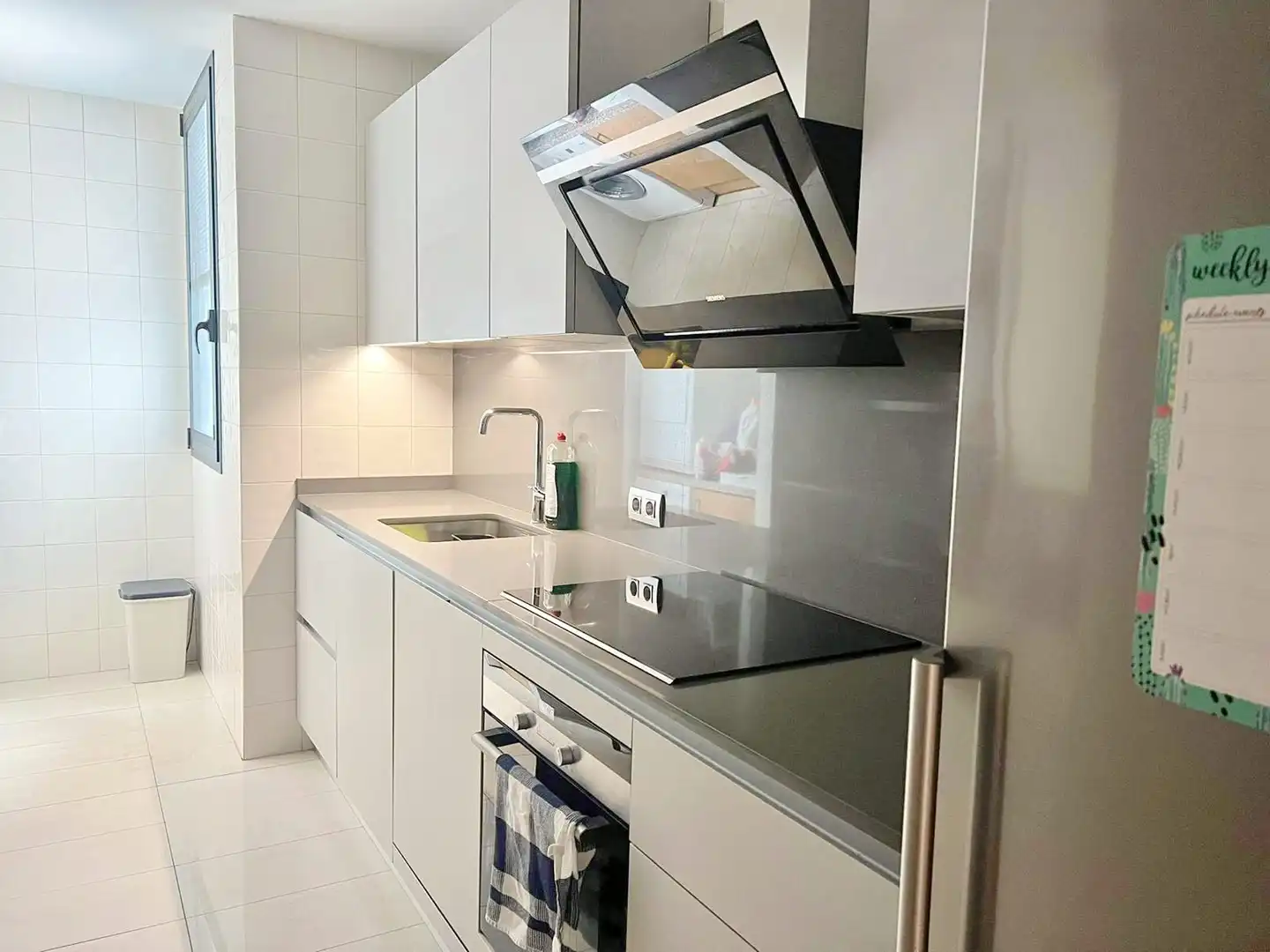 Kitchen of Flat for sale in Santa Cruz de Tenerife  with Parquet flooring, Terrace and Furnished
