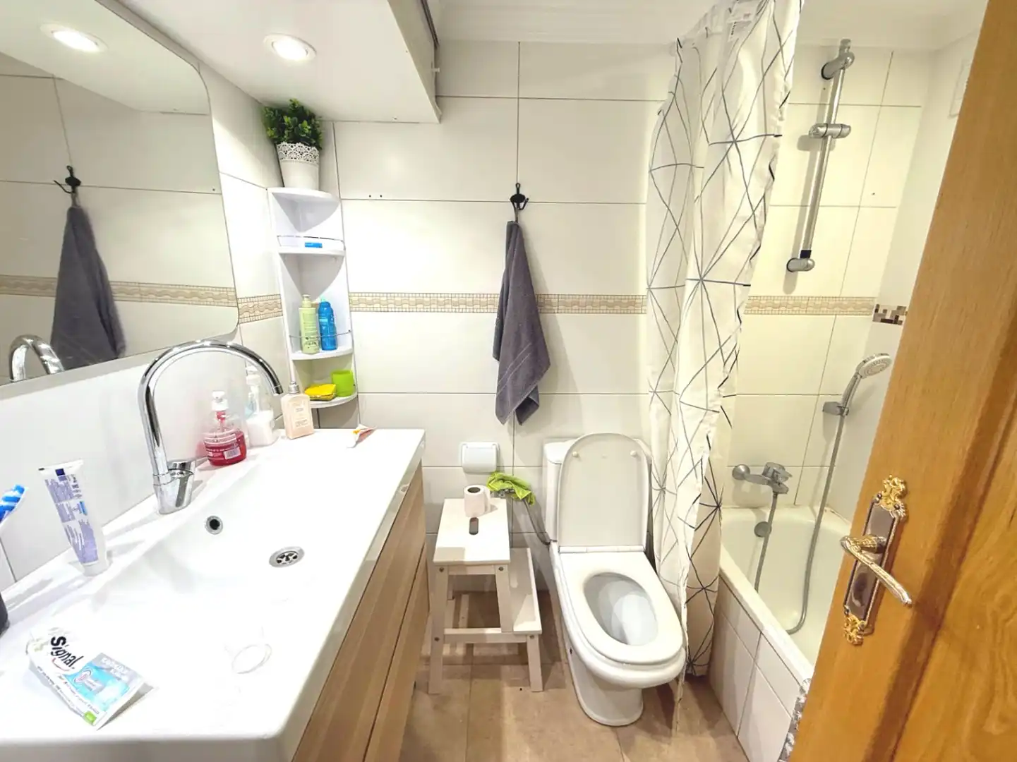Bany de Apartament en venda en Calpe / Calp