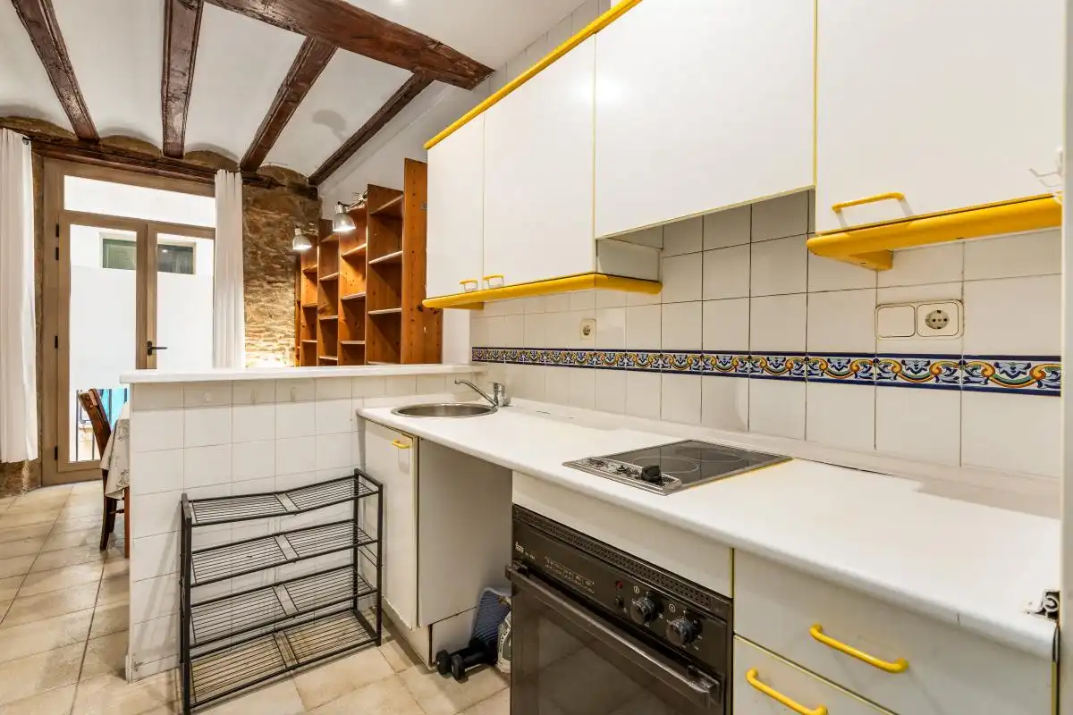 Cocina de Piso en venta en Barcelona con Calefacción, Terraza y Balcón