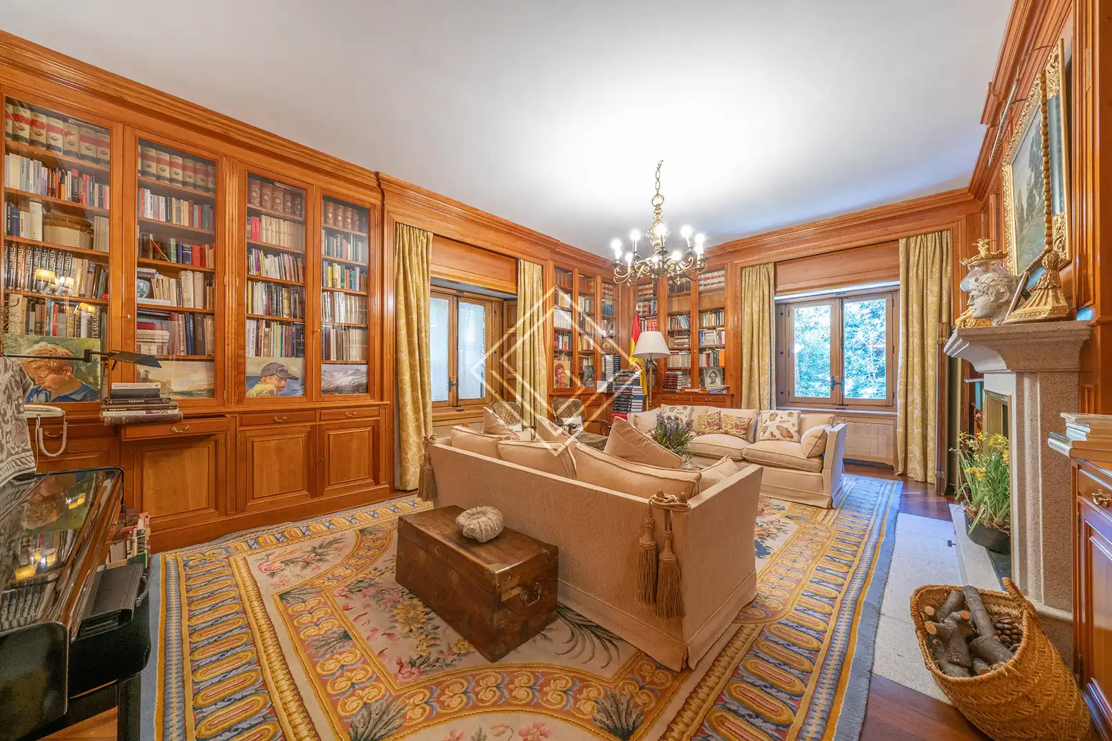 Sala de estar de Casa o chalet en venta en Madrid con Calefacción, Jardín privado y Terraza