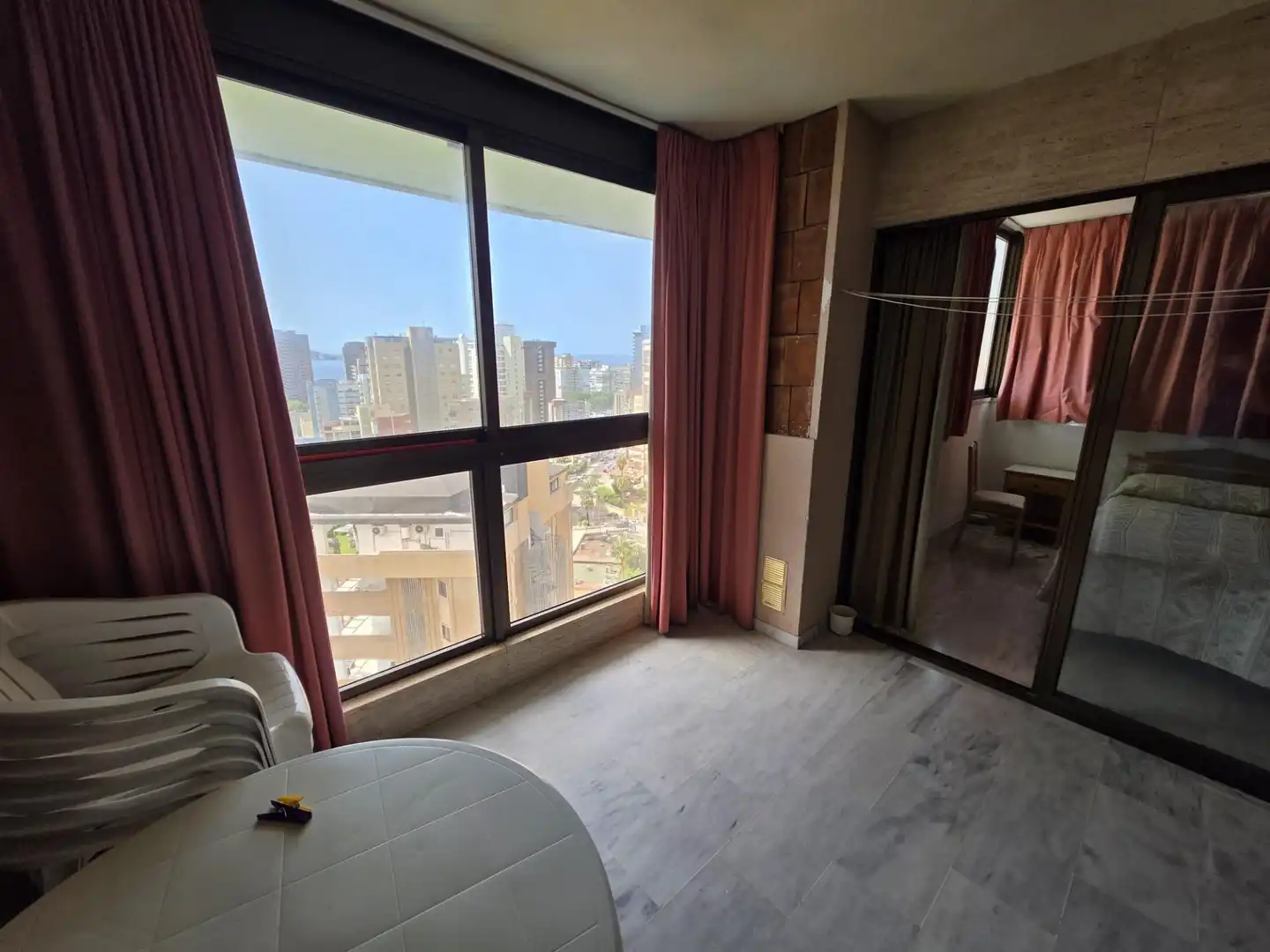 Schlafzimmer von Wohnung zum Verkauf in Benidorm mit Klimaanlage, Heizung und Möbliert