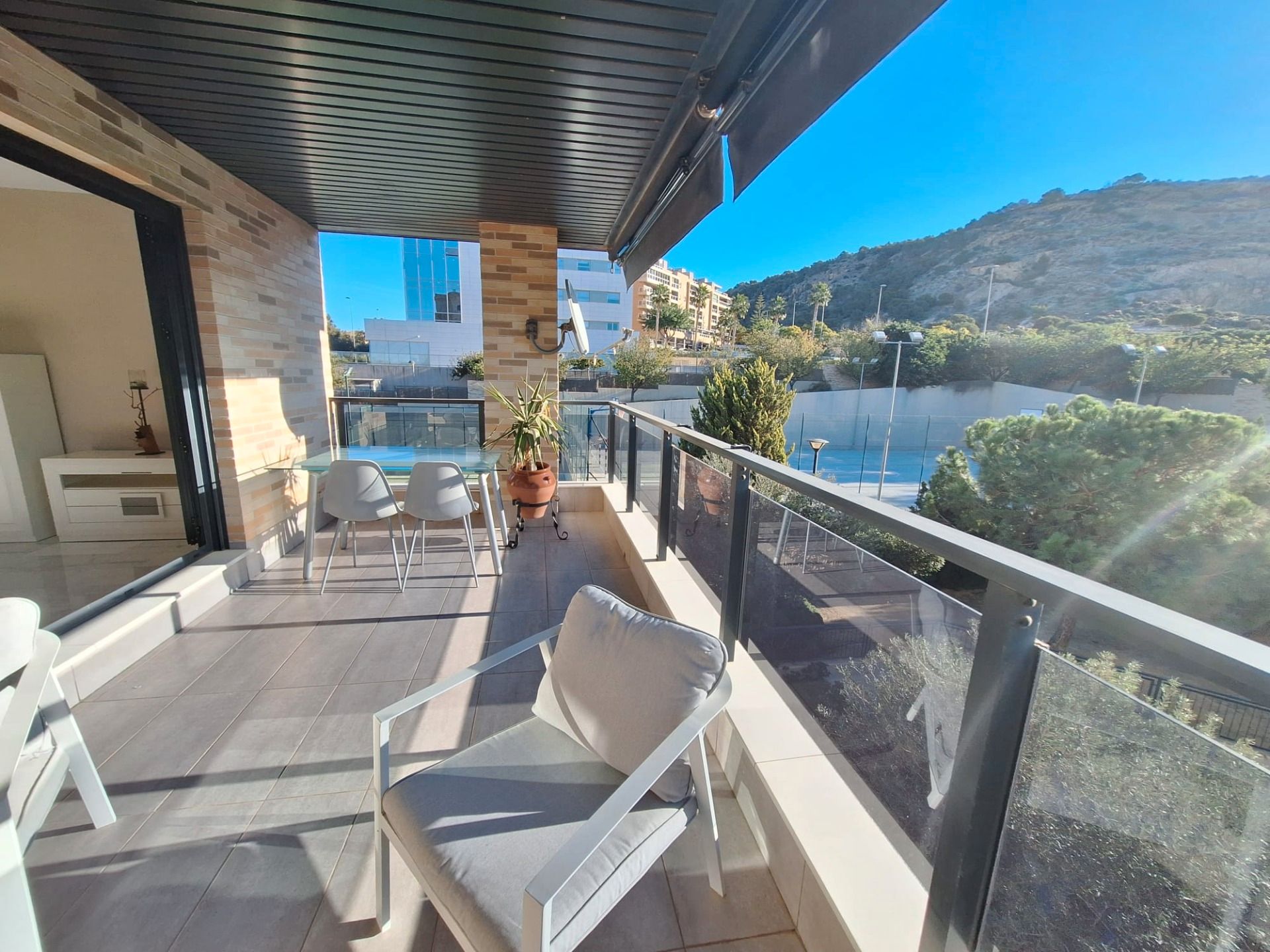 Terrace of Flat to rent in Alicante / Alacant  with Air Conditioner, Heating and Terrace