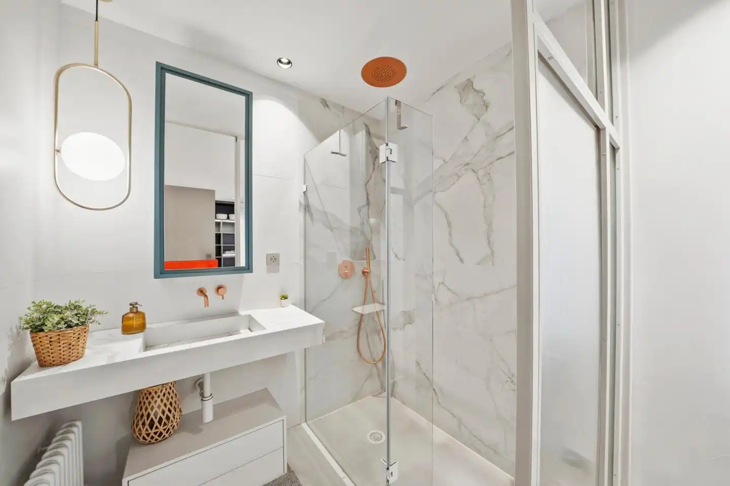 Badezimmer von Wohnung zur Miete in Madrid mit Klimaanlage, Heizung und Möbliert