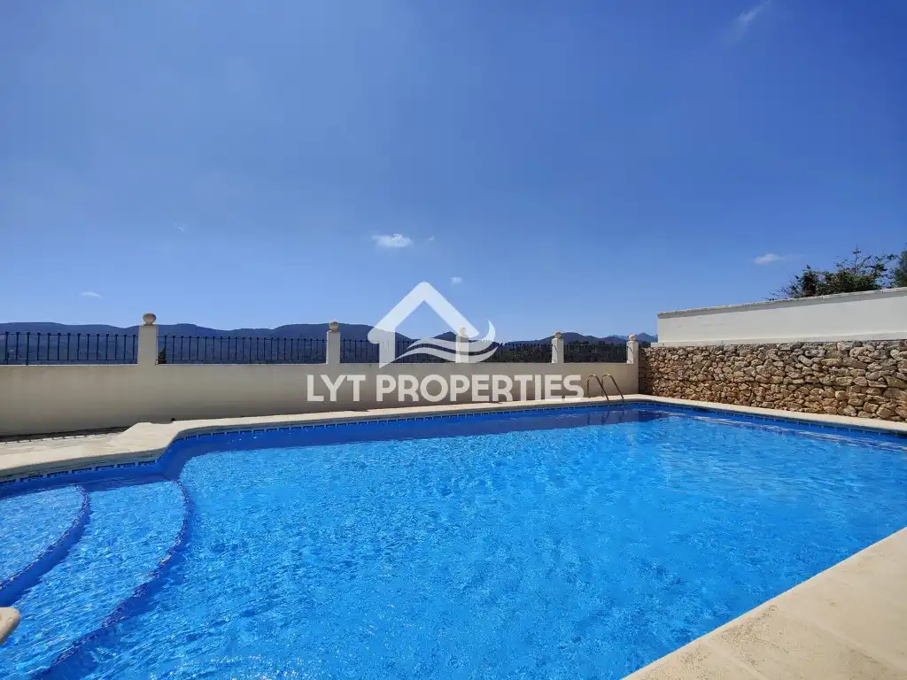 Swimming pool of Detached homes for sale in Gata de Gorgos  with Air Conditioner, Heating and Swimming Pool