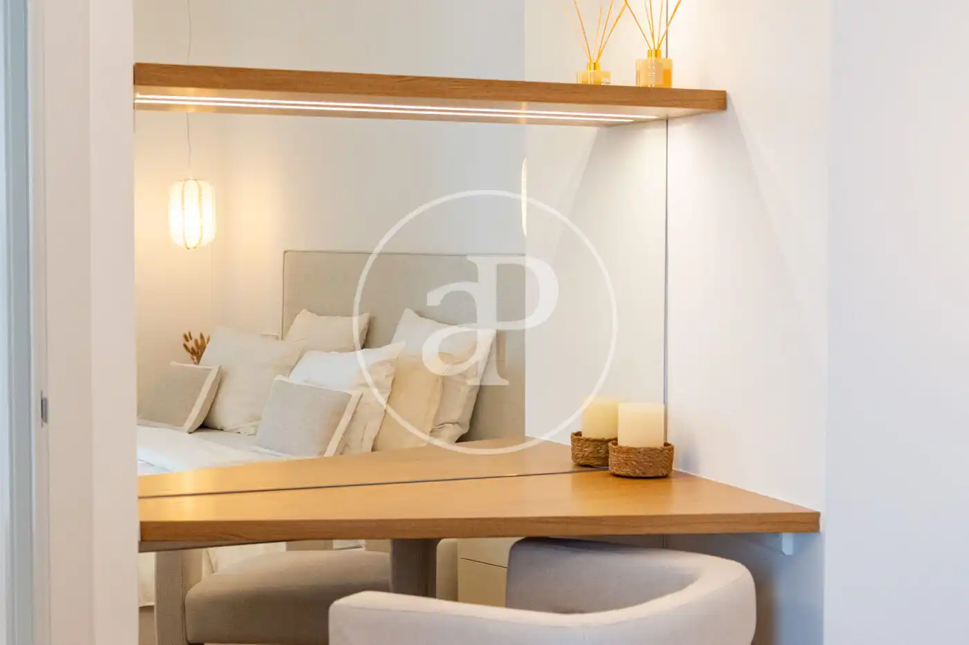 Schlafzimmer von Wohnung zum Verkauf in  Palma de Mallorca mit Klimaanlage, Heizung und Terrasse