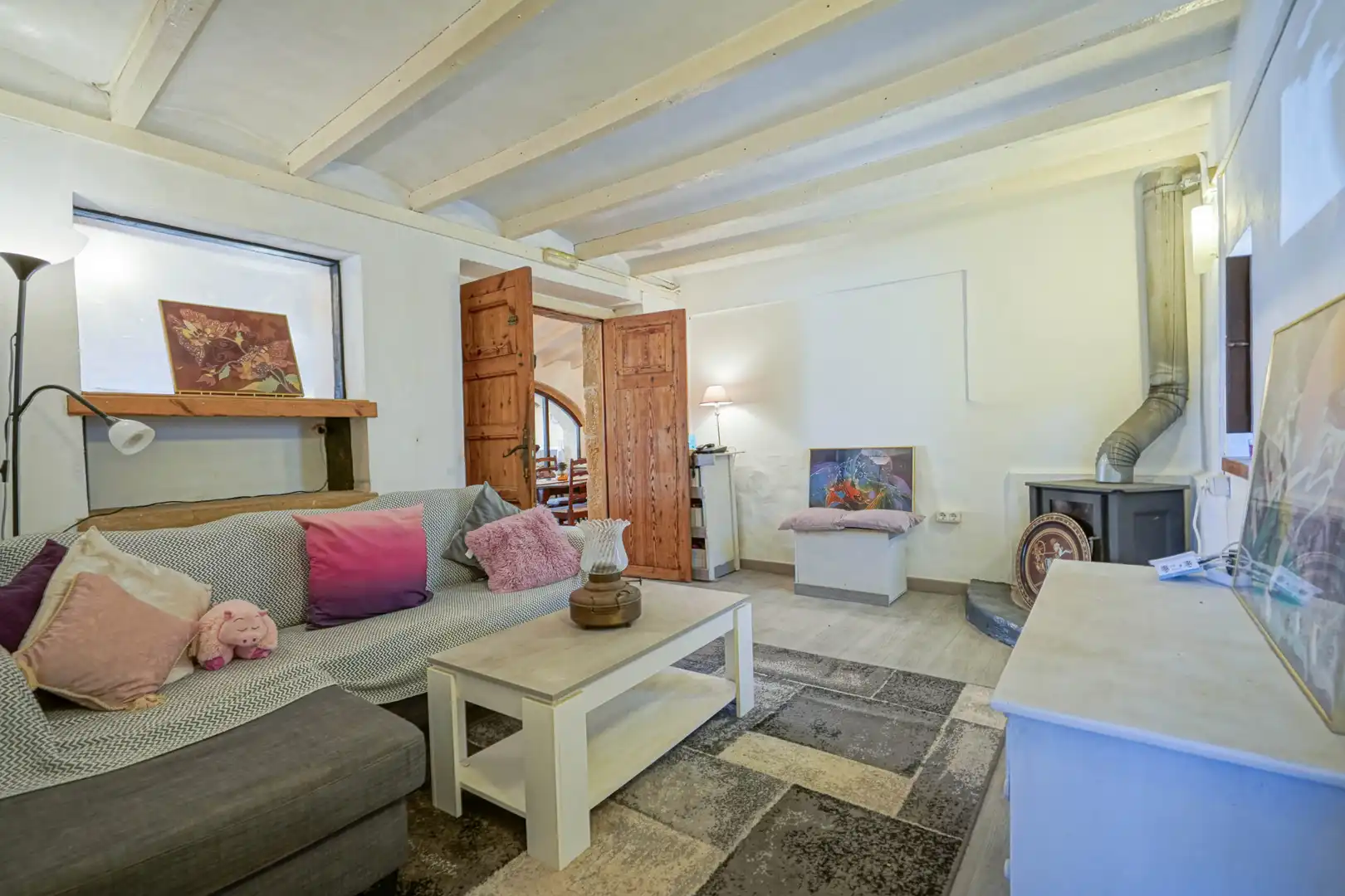 Sala de estar de Casa o chalet en venta en Jávea / Xàbia con Terraza y Piscina