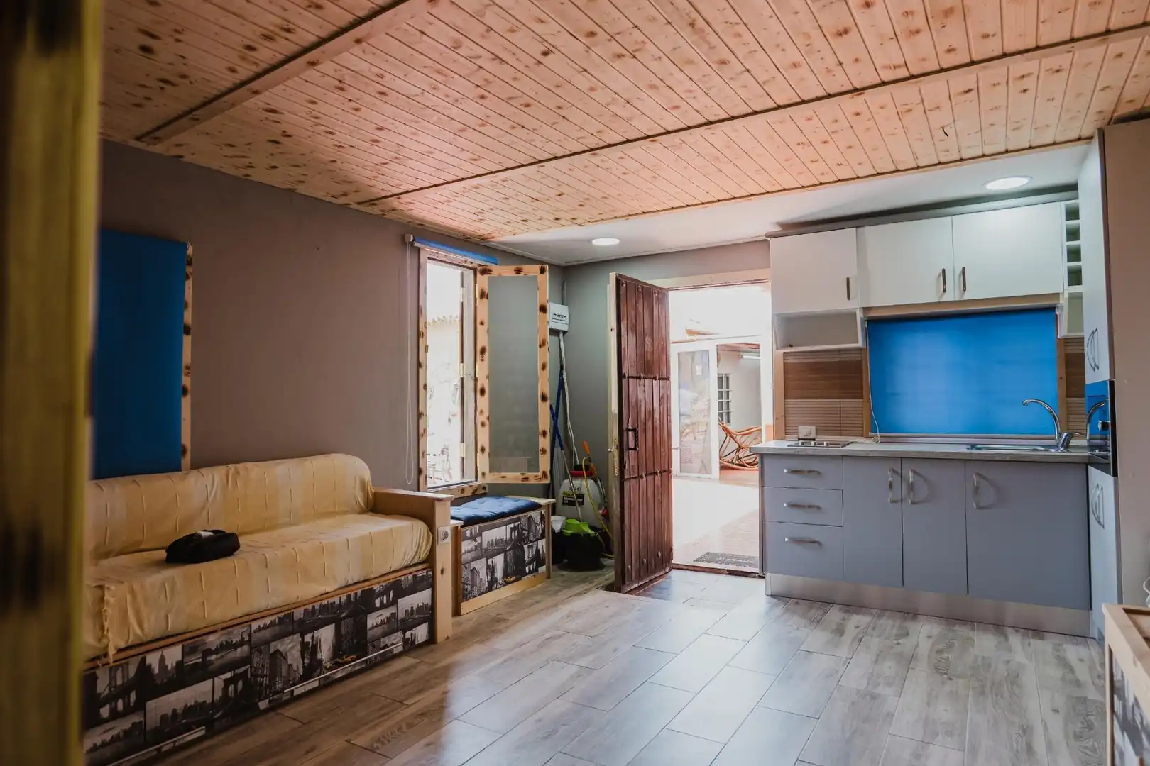Sala de estar de Casa o chalet en venta en Teror con Jardín privado y Terraza