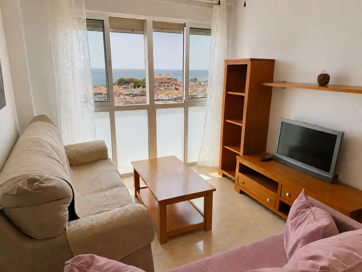 Sala de estar de Apartamento en venta en Roquetas de Mar