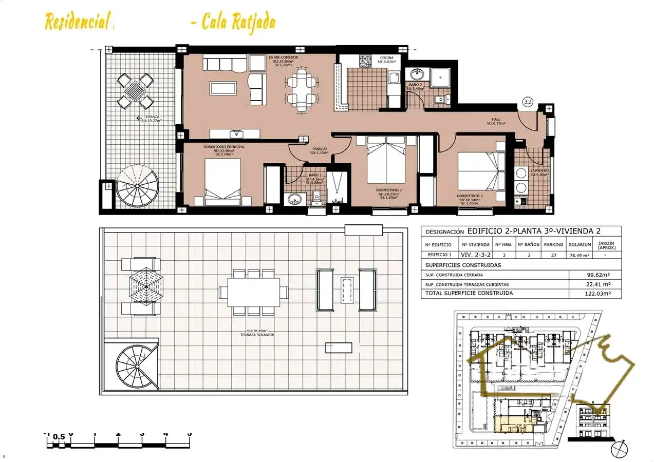 Flat for sale in Capdepera  with Air Conditioner, Private garden and Storage room