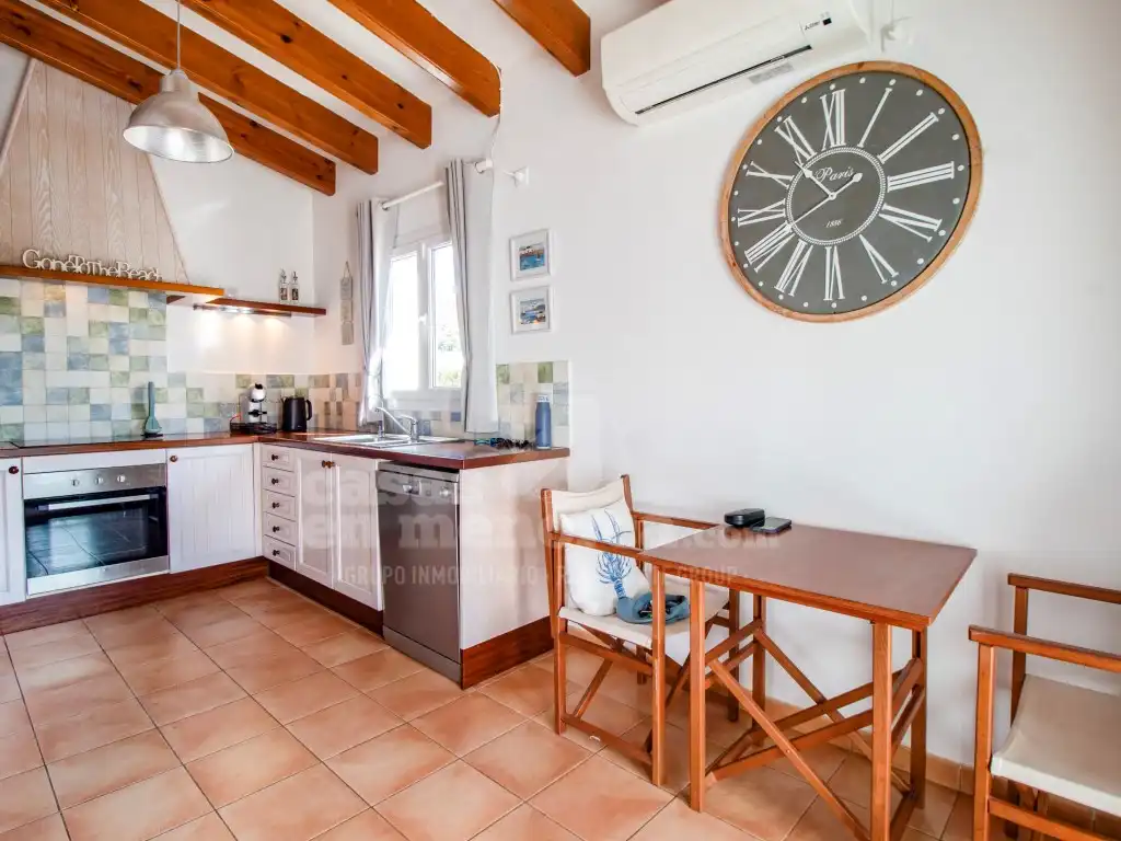 Cuina de Casa o xalet en venda en Es Mercadal amb Aire condicionat, Jardí privat i Terrassa