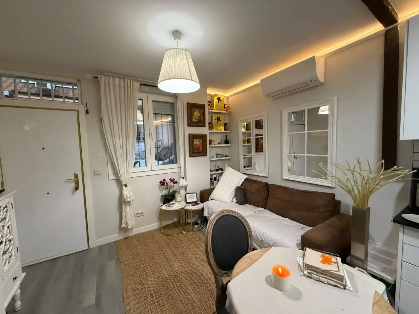 Sala de estar de Piso en venta en Madrid con Aire acondicionado y Amueblado