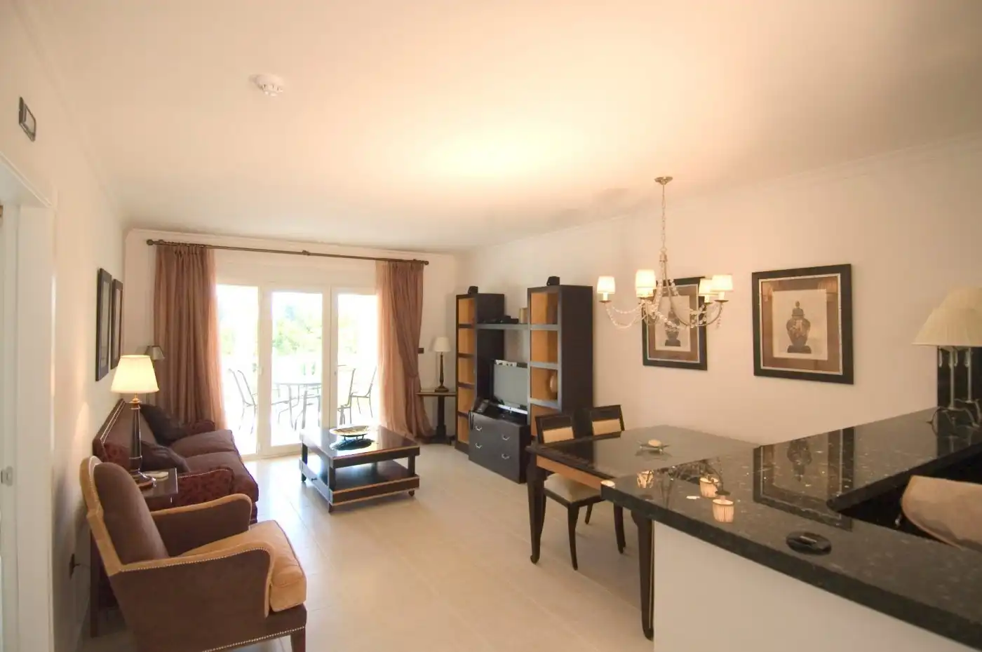 Sala de estar de Apartamento en venta en Benissa con Aire acondicionado, Calefacción y Jardín privado