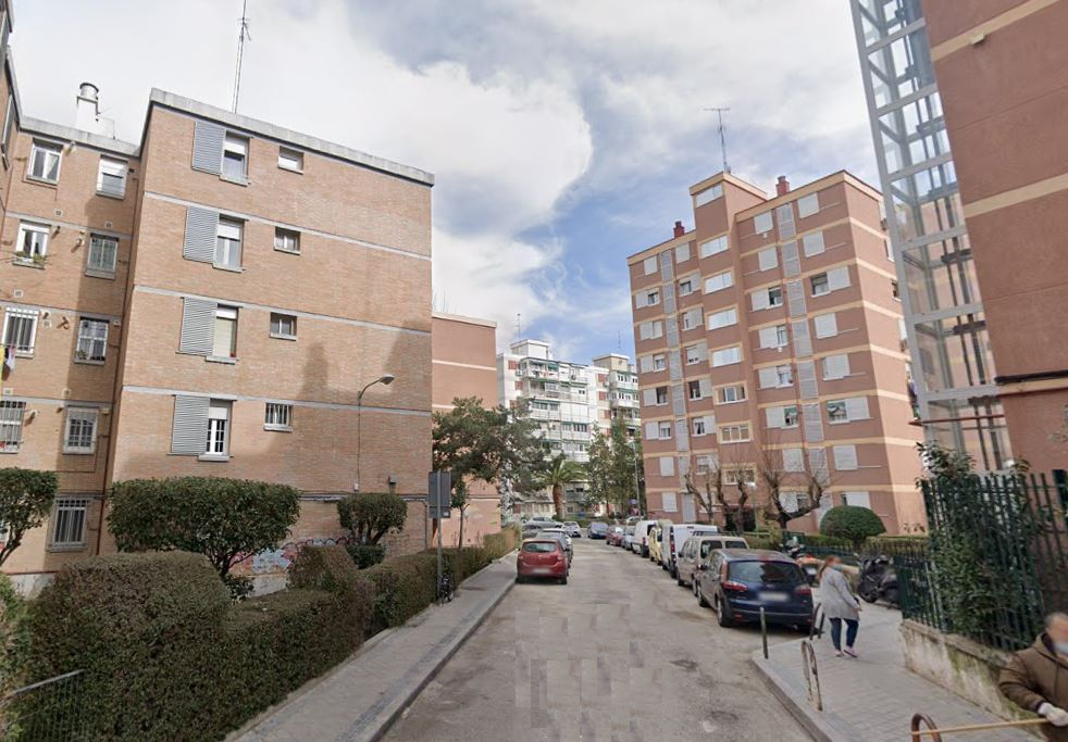 Exterior view of Planta baja for sale in  Madrid Capital