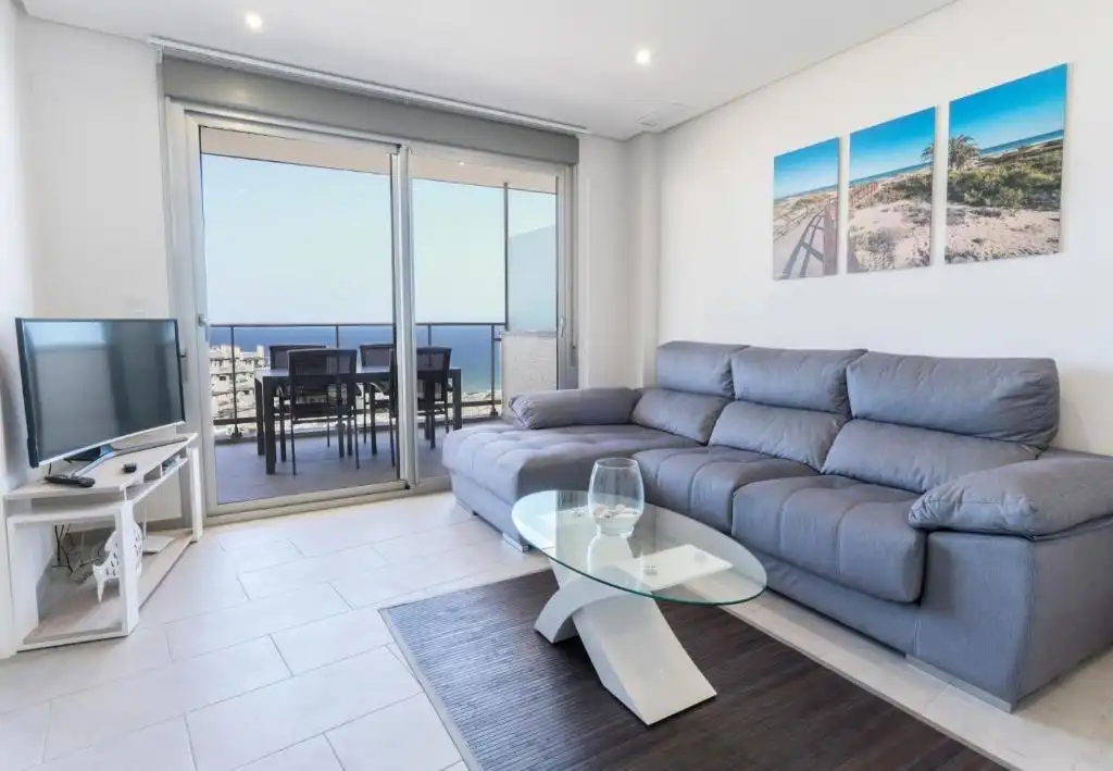 Sala de estar de Ático en venta en Elche / Elx con Aire acondicionado, Calefacción y Terraza