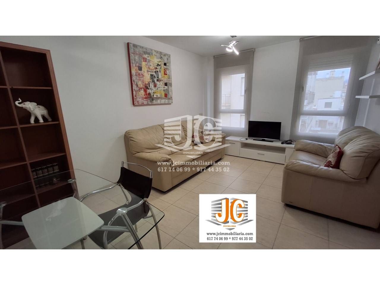 Sala d'estar de Pis en venda en Tortosa amb Calefacció, Moblat i Balcó