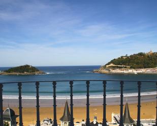 Bedroom of Flat for sale in Donostia - San Sebastián   with Heating, Private garden and Parquet flooring