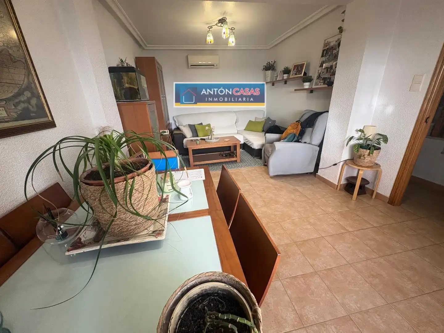 Sala d'estar de Casa o xalet en venda en Aspe amb Aire condicionat, Terrassa i Traster