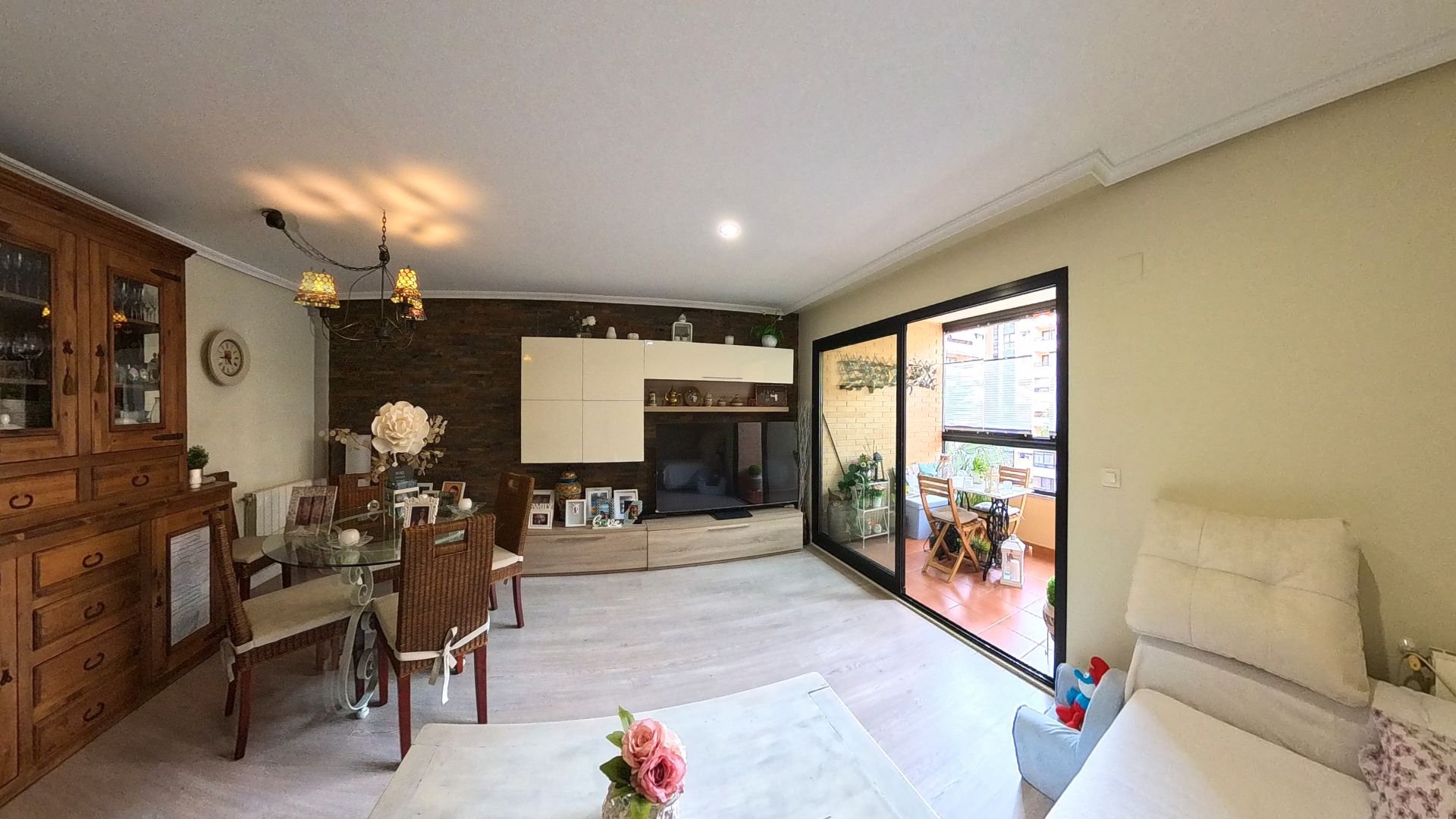 Living room of Flat for sale in Alicante / Alacant  with Air Conditioner, Heating and Private garden
