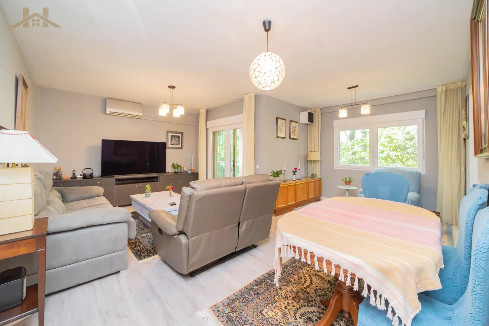 Wohnzimmer von Wohnung zum Verkauf in Villaviciosa de Odón mit Klimaanlage, Heizung und Terrasse