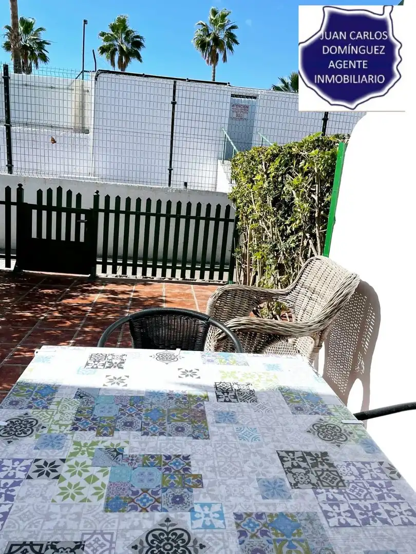 Terrasse von Maisonette zur Miete in San Bartolomé de Tirajana mit Terrasse, Möbliert und Gemeinschaftspool