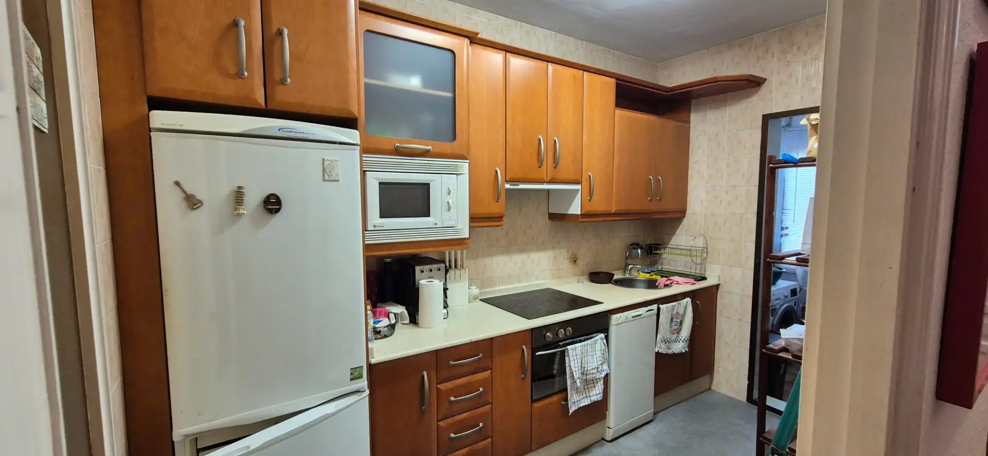 Cocina de Casa adosada en venta en Roquetas de Mar con Aire acondicionado, Terraza y Piscina