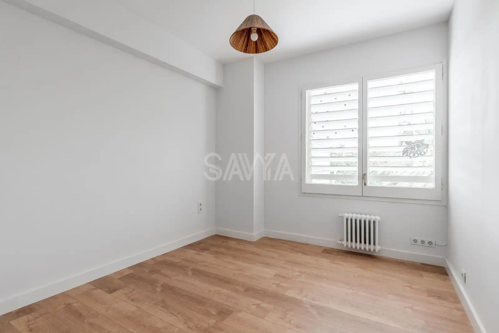 Schlafzimmer von Wohnung zum Verkauf in Barcelona mit Klimaanlage, Parkett und Terrasse