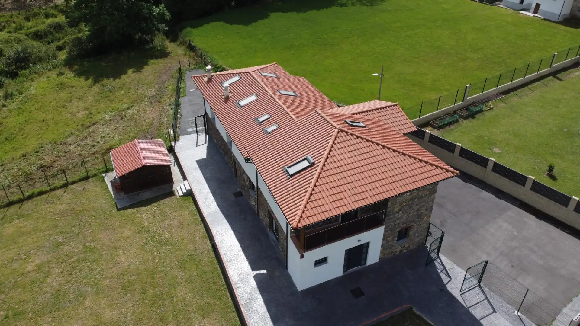 Vista exterior de Casa o chalet en venta en Grado con Calefacción, Terraza y Trastero