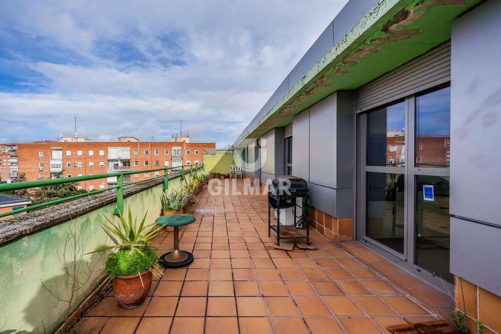 Terrasse von Dachboden zum Verkauf in Madrid mit Heizung, Privatgarten und Abstellraum