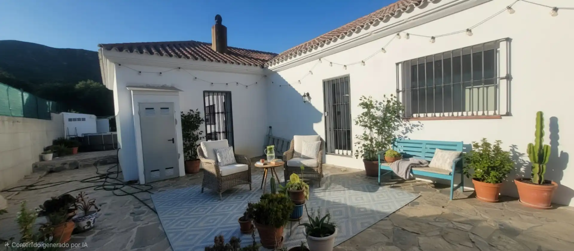 Terrasse von Haus oder Chalet zum Verkauf in Tarifa mit Privatgarten, Möbliert und Ofen