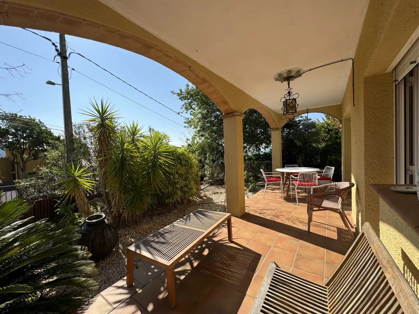 Terrassa de Casa o xalet en venda en Santa Cristina d'Aro amb Calefacció, Jardí privat i Terrassa