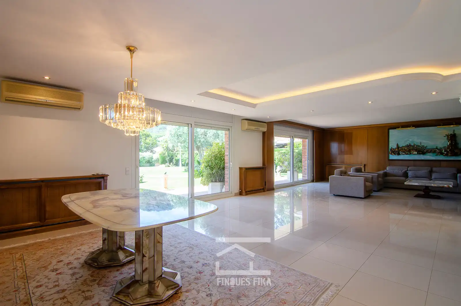 Sala de estar de Casa o chalet de alquiler con opción a compra en Argentona con Calefacción, Jardín privado y Terraza